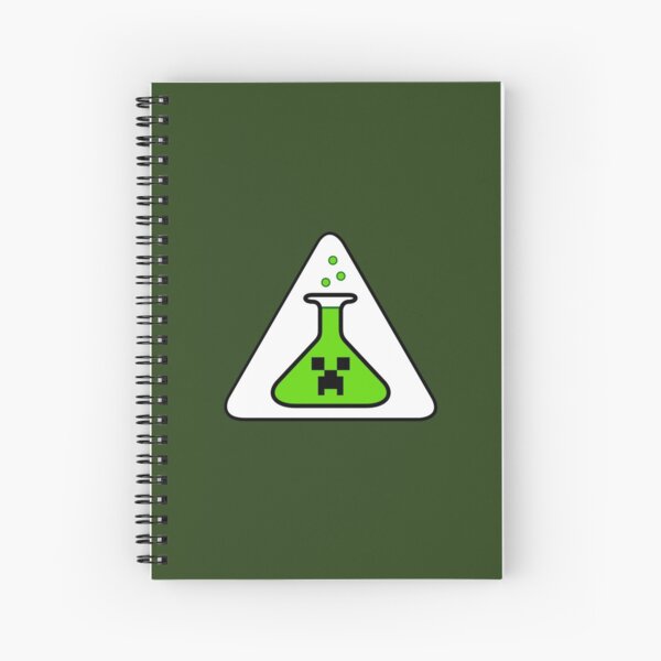 Creeper's Lab beaker Spiral Notebook