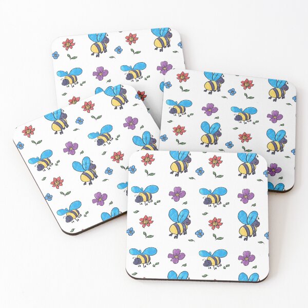 Item preview, Flowers and Bees designed and sold by CosyRosie.