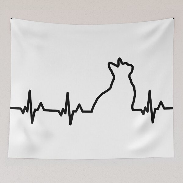 Item preview, Cat Heartbeat  designed and sold by belly-e-luna.