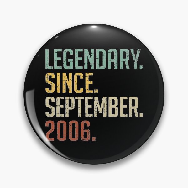 Item preview, Legendary Since September 2006 14th Birthday Gift 14 Years Old Vintage September 2006 designed and sold by Takatv.