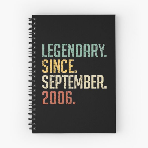 Item preview, Legendary Since September 2006 14th Birthday Gift 14 Years Old Vintage September 2006 designed and sold by Takatv.