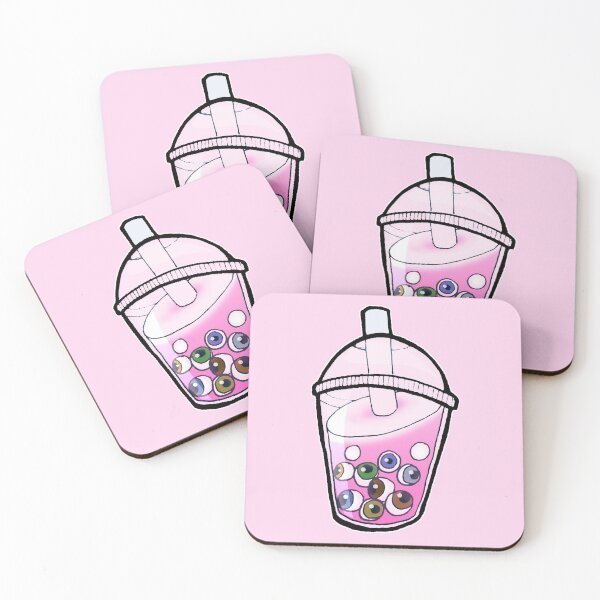 Item preview, Eye Bubble Tea Strawberry designed and sold by scorpiondoctor.