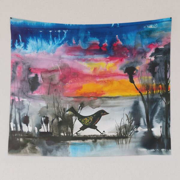 Item preview, walking bird designed and sold by Marianna Tankelevich.