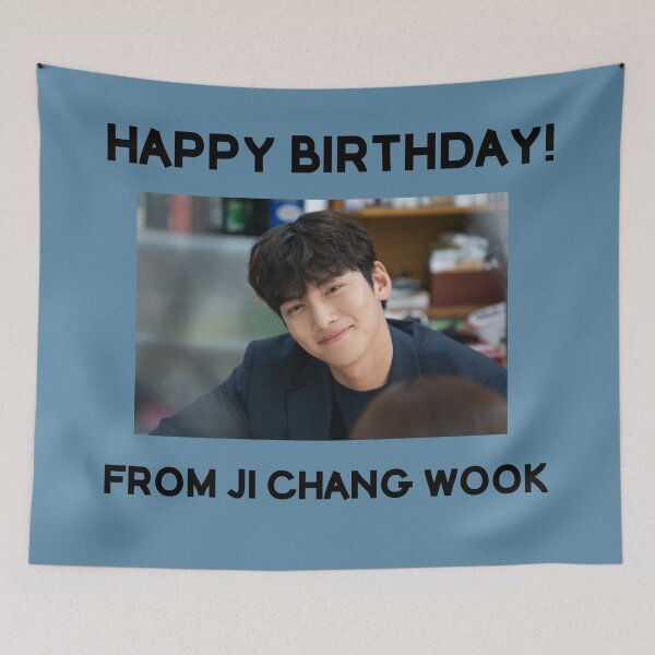 Item preview, Happy Birthday From Ji Chang Wook  designed and sold by kpopkdramamerch.