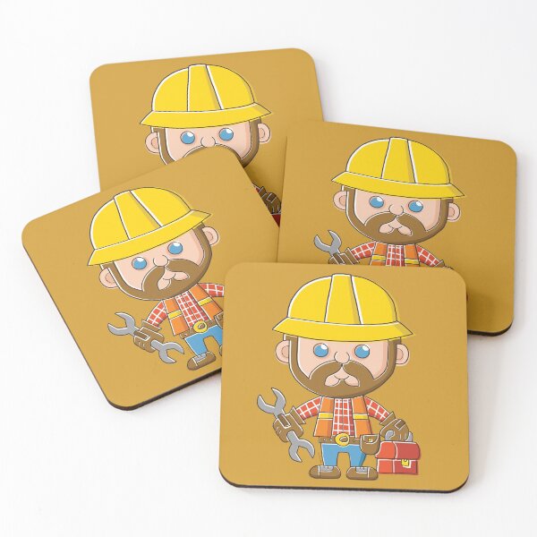 Item preview, Cartoon Builder Construction Guy designed and sold by Vaughan Duck.