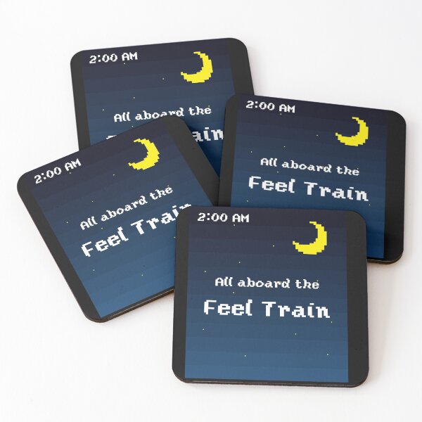 Item preview, All Aboard The Feel Train At Night designed and sold by SimplyAverage.