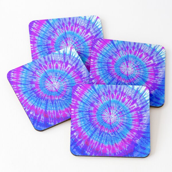 Artikelvorschau, Kopie von Tie Dye, bunt, Retro, Hippie, psychedelische Farben, blau, lila entworfen und verkauft von Logic72.