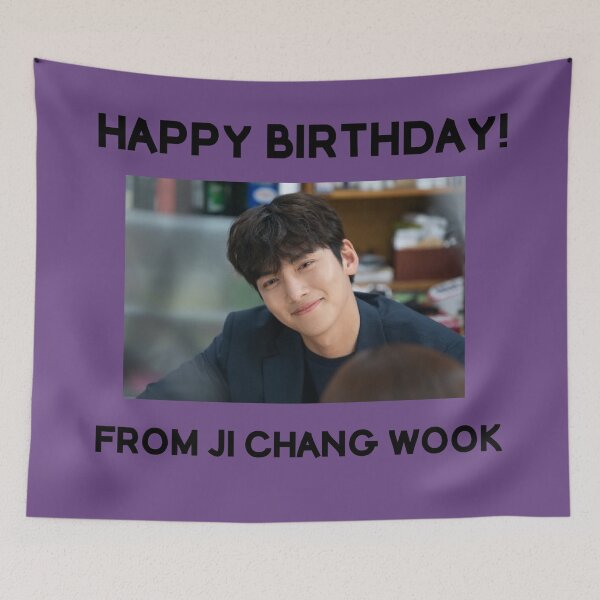 Item preview, Happy Birthday From Ji Chang Wook  designed and sold by kpopkdramamerch.