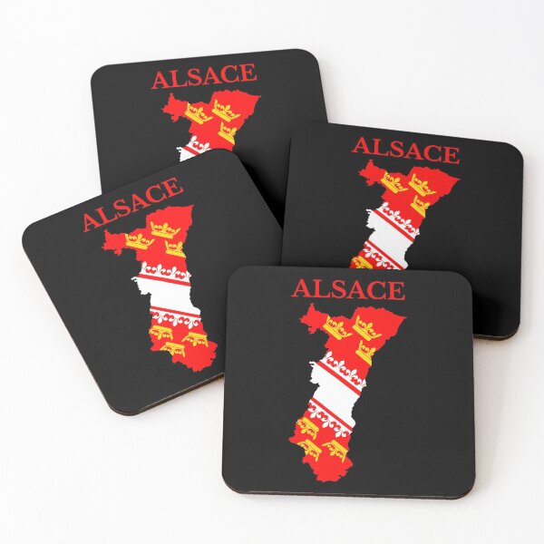 Item preview, Alsace France Flag Map, French Region. designed and sold by marosharaf.