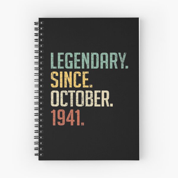 Item preview, Legendary Since October 1941 79th Birthday Gift 79 Years Old Vintage October 1941 designed and sold by Takatv.