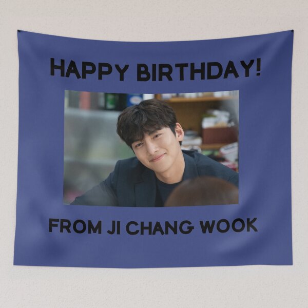 Item preview, Happy Birthday From Ji Chang Wook designed and sold by kpopkdramamerch.