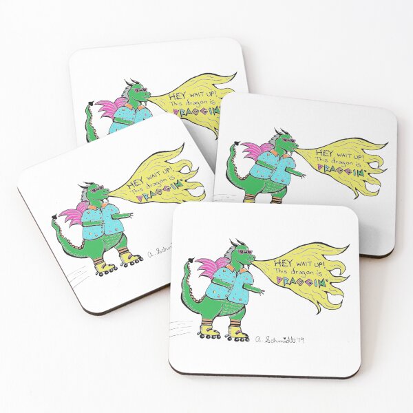 Item preview, Dad Joke Dragon designed and sold by Intergalactic Unicorn: Art by Anna Schmidt.