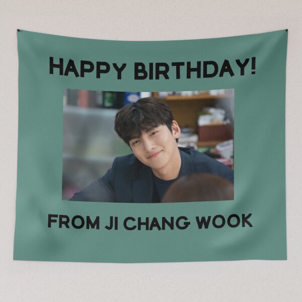 Item preview, Happy Birthday From Ji Chang Wook  designed and sold by kpopkdramamerch.