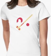 Croquet equipment Women's Fitted T-Shirt