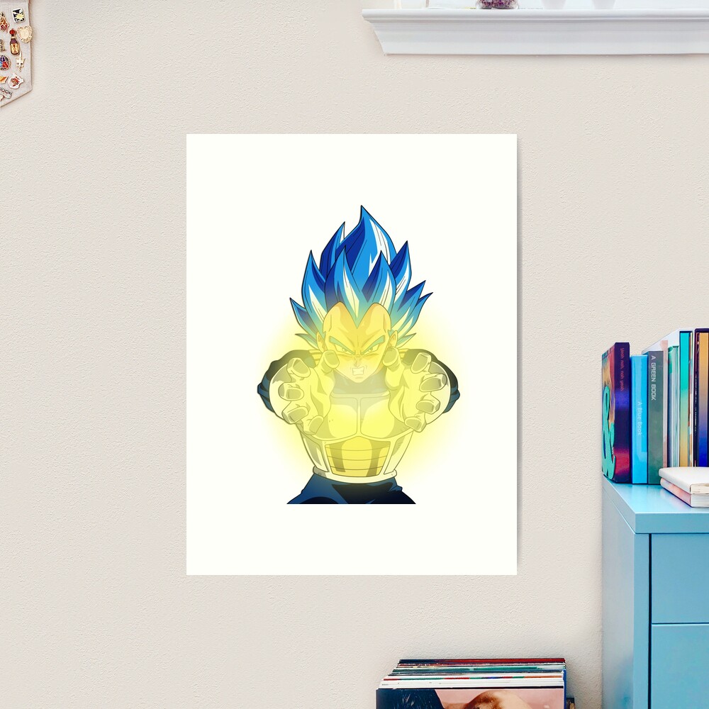 Vegeta Blue (final flash) Poster for Sale by Ralex495