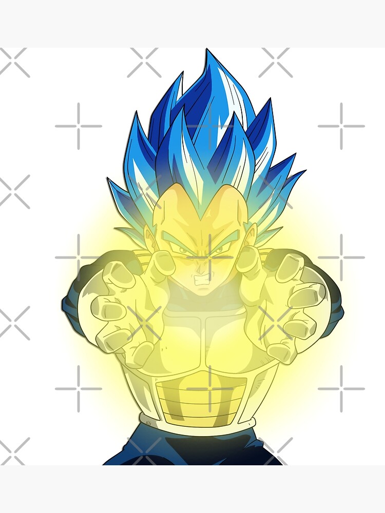 Vegeta Final Flash Metal Prints for Sale