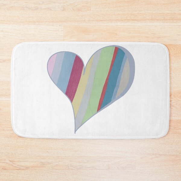 Item preview, Heart-shaped Colorful Stripe by Christie Olstad designed and sold by Christie Olstad.