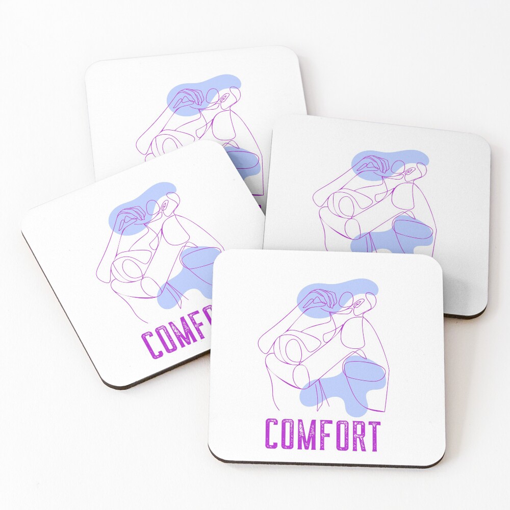 Item preview, Coasters (Set of 4) designed and sold by QuoteMeApp.