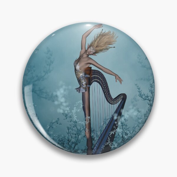 Item preview, Music, wonderful fantasy harp with women  designed and sold by nicky2342.