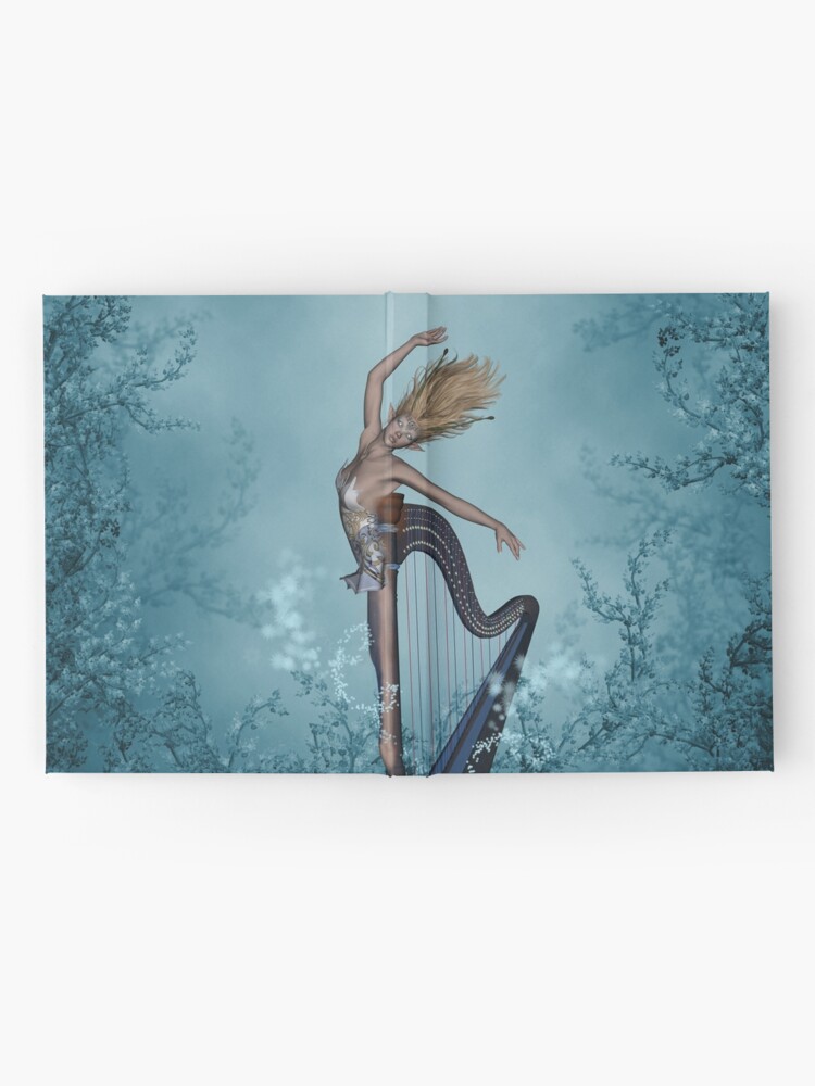 Music, wonderful fantasy harp with women  Poster for Sale by nicky2342