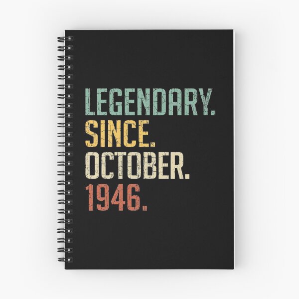 Item preview, Legendary Since October 1946 74th Birthday Gift 74 Years Old Vintage October 1946 designed and sold by Takatv.