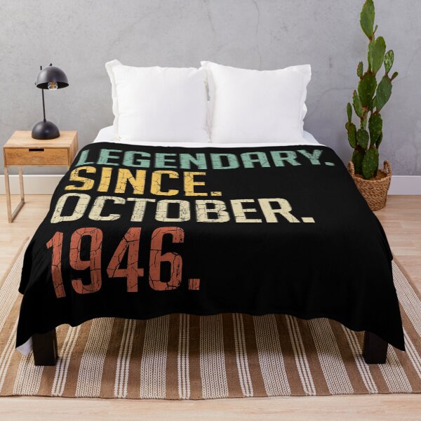 Item preview, Legendary Since October 1946 74th Birthday Gift 74 Years Old Vintage October 1946 designed and sold by Takatv.