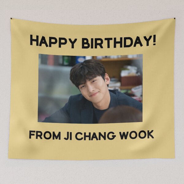 Item preview, Happy Birthday From Ji Chang Wook  designed and sold by kpopkdramamerch.