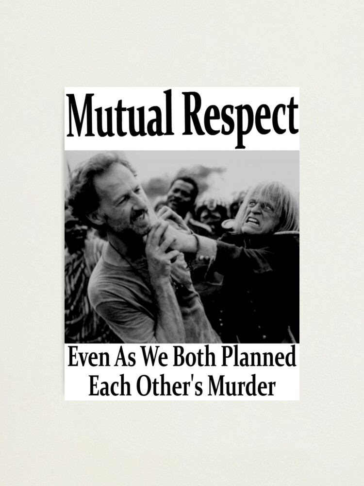 Werner Herzog And Klaus Kinski S Mutual Respect Photographic Print By Asimplefool321 Redbubble