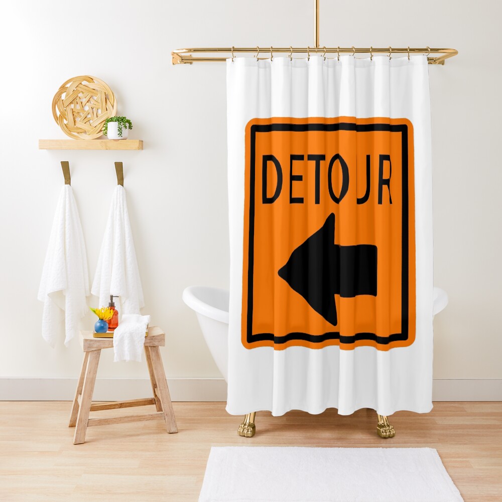 DETOUR Shower Curtain