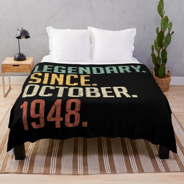 Item preview, Legendary Since October 1948 72nd Birthday Gift 72 Years Old Vintage October 1948 designed and sold by Takatv.