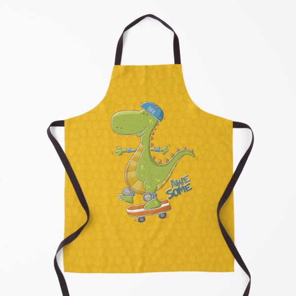 Item preview, Awesome cartoon dinosaur skate boarding designed and sold by Vaughan Duck.