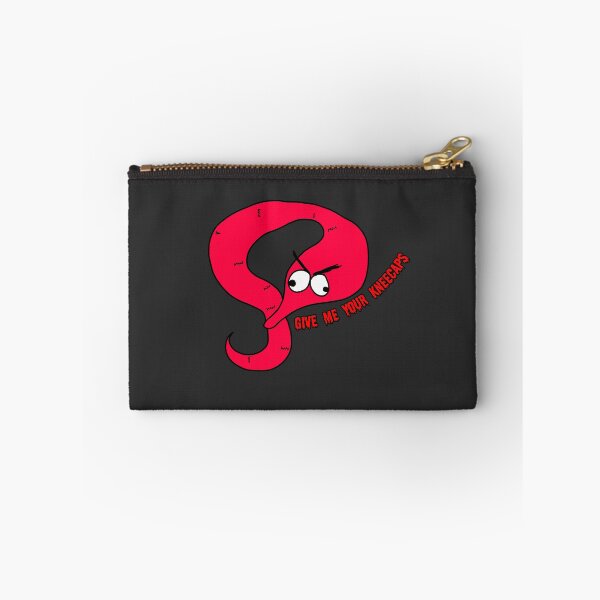 Item preview, Give me Your Kneecaps Red Worm on a string funny meme designed and sold by Unboltingcat.