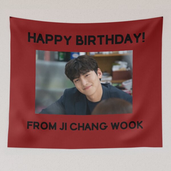 Item preview, Happy Birthday From Ji Chang Wook  designed and sold by kpopkdramamerch.