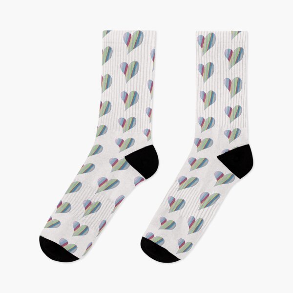 Item preview, Heart-shaped Colorful Stripe by Christie Olstad designed and sold by Christie Olstad.