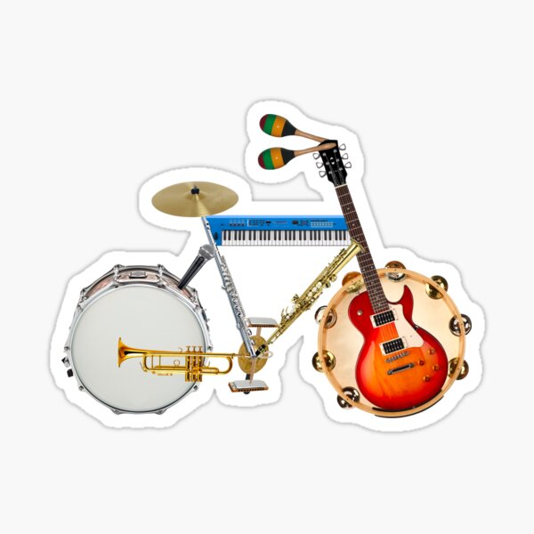 Item preview, Musical Bicycle designed and sold by Spokes & Hubs Clothing Co..