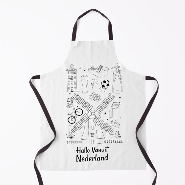 Item preview, Hallo Vanuit Nederland | Dutch Landscape Doodle designed and sold by modernzen.