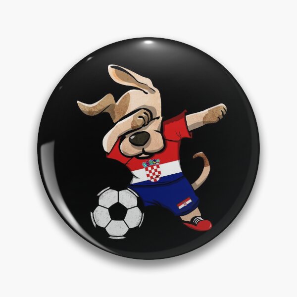 Artikelvorschau, Dabbing Dog Croatia Soccer Jersey Croatian Football Team entworfen und verkauft von DesignCube.