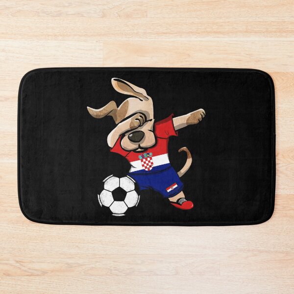 Artikelvorschau, Dabbing Dog Croatia Soccer Jersey Croatian Football Team entworfen und verkauft von DesignCube.