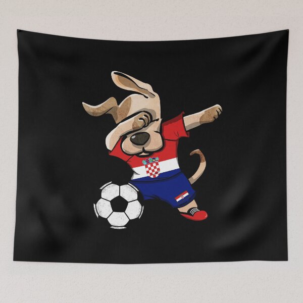 Item preview, Dabbing Dog Croatia Soccer Jersey Croatian Football Team designed and sold by DesignCube.