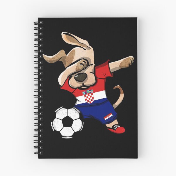 Aperçu de l'œuvre Dabbing Dog Croatia Soccer Jersey Croatian Football Team créée et vendue par DesignCube.