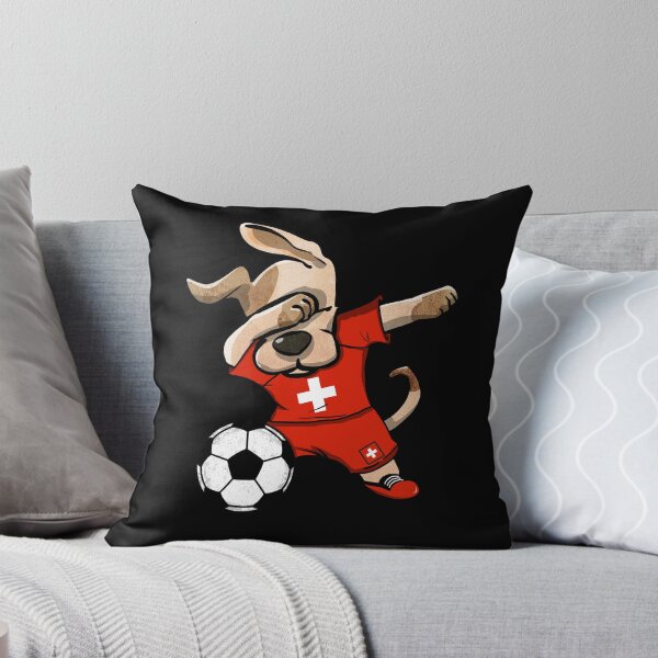 Item preview, Dabbing Dog Switzerland Soccer Jersey Swiss Football Gift designed and sold by DesignCube.
