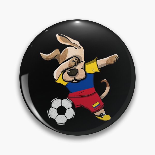 Item preview, Dabbing Dog Colombia Soccer Jersey Colombian Football Gift designed and sold by DesignCube.