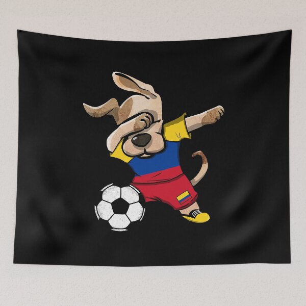Item preview, Dabbing Dog Colombia Soccer Jersey Colombian Football Gift designed and sold by DesignCube.