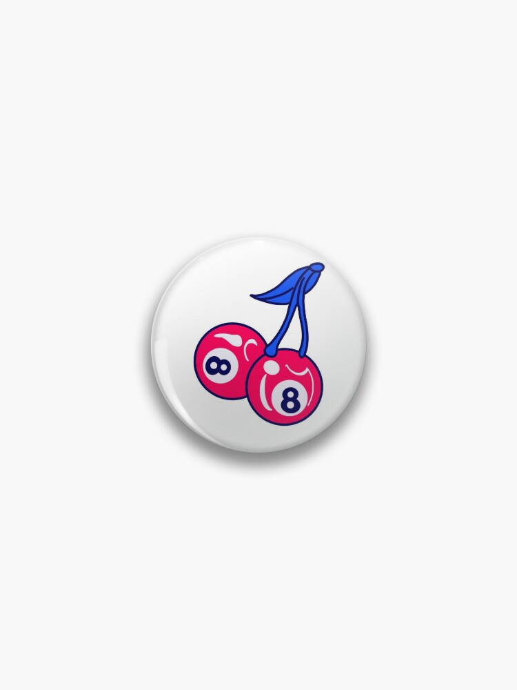 Aesthetic 8-Ball Cherries  Sticker for Sale by cloudvity