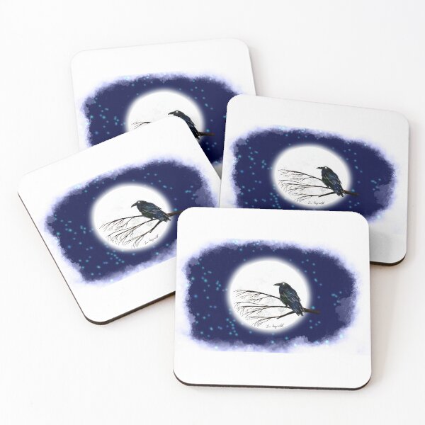 Item preview, Raven by the Moonlight  designed and sold by Lee Hagseth.