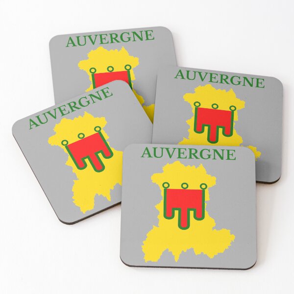 Item preview, Auvergne Map flag, France, French Region. designed and sold by marosharaf.