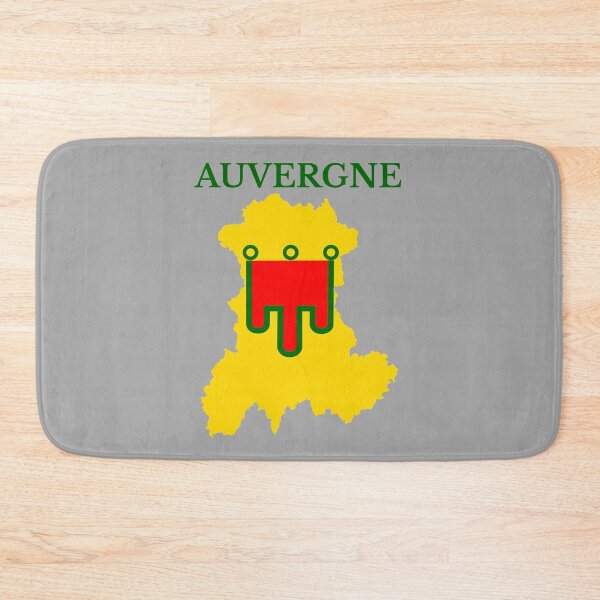 Item preview, Auvergne Map flag, France, French Region. designed and sold by marosharaf.