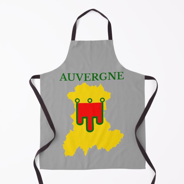 Item preview, Auvergne Map flag, France, French Region. designed and sold by marosharaf.