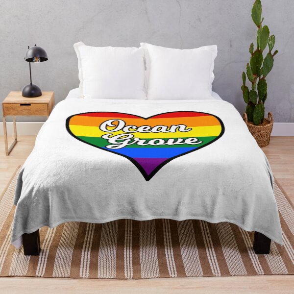 Item preview, Ocean Grove New Jersey Gay Pride Heart designed and sold by fearcity.