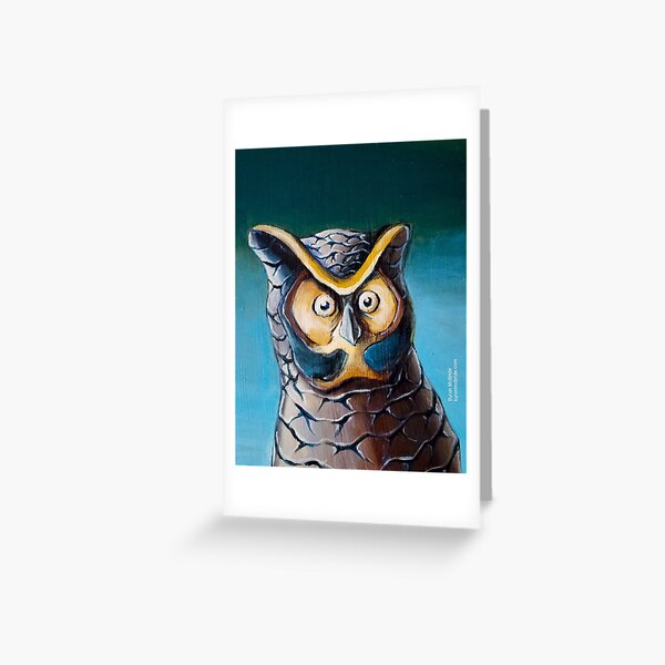 Great Horned Owl Greeting Card